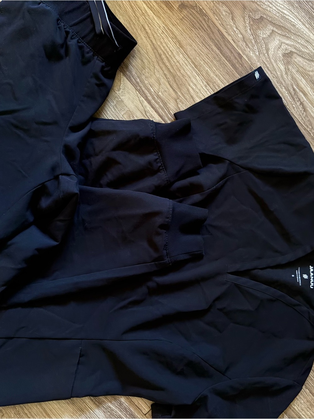 Jaanuu Black Women's Medical Jumpsuit Set